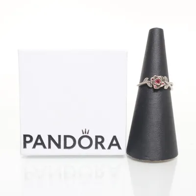 Ring (Zilver, Roze) van Pandora Zilver