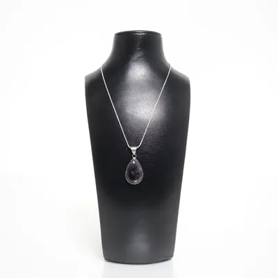 Ketting (Lila, Grijs) van Edelstein Zilver