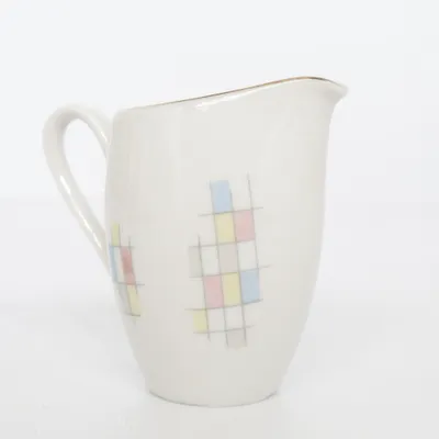 Cream jug (White, Multicolored) from Winterling