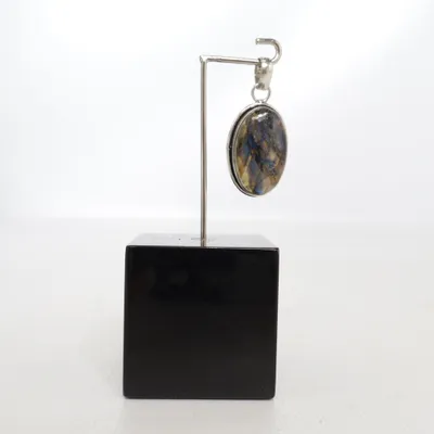 Pendant (Blue, Silver) from Edelstein Silver