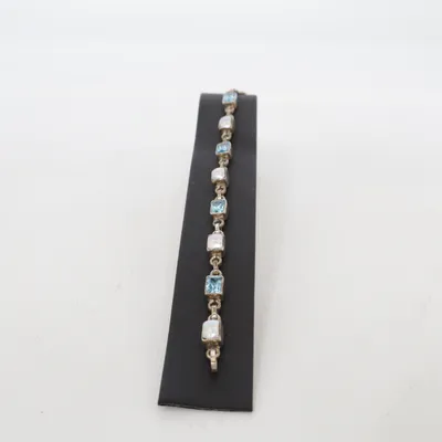 Bracelet (Silver, Blue, Multicolored) from Kumkum Silver
