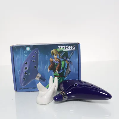 Ocarina (Hvid, Blå)