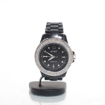Armbandsur (Svart, Silverfärgad) från Jet Set