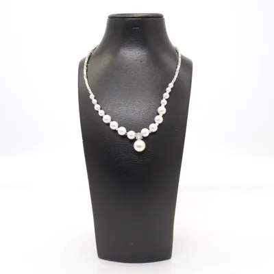 Collier (Blanc, Argent) Argent