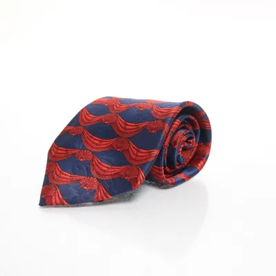 Stropdas (Blauw, Rood) van Lanvin Zijde