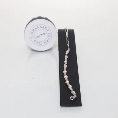 Armband (Silverfärgad, Rosa, Vit) från Thomas Sabo Charm Club Silver
