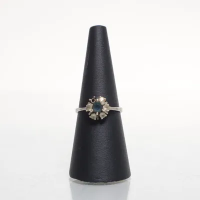 Ring (Zilver, Groen) Zilver
