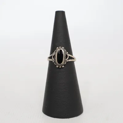 Ring (Sølv, Sort) Sølv