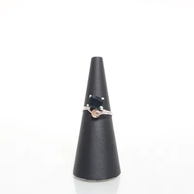 Ring (Zilver, Groen) Zilver