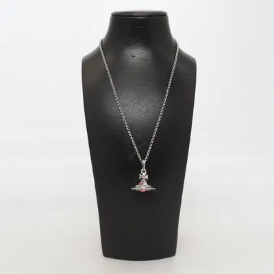 Necklace (Silver, Pink) from Vivienne Westwood Unknown metal