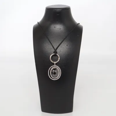 Necklace (Black, Silver) from Ti Sento Silver