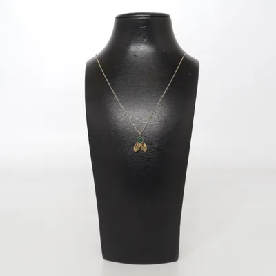 Halsband (Guldfärgad, Grön) från Syster P Silver