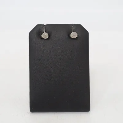 Boucles d'oreilles (Argent, Bleu) Argent