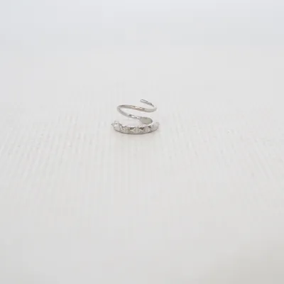 Ear cuff (Zilver) van Maria Black Zilver