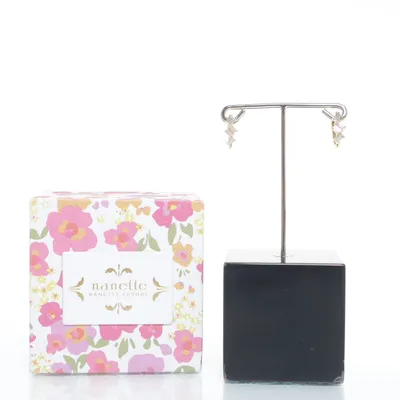 Earrings (Gold) from Nanette Silver
