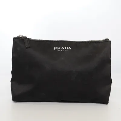 Kulturbeutel (Schwarz) von Prada Beauty Recyceltes Polyester