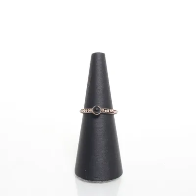 Ring (Silver, Black) Silver