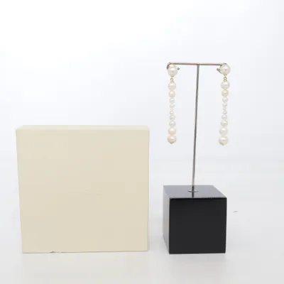 Ohrringe (Weiß, Gold) von Ragbag Silber