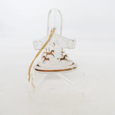Christmas ornament (White, Gold) from Louis Vuitton