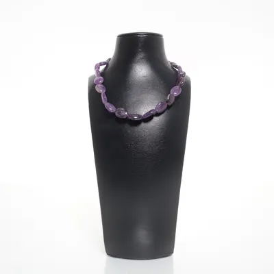 Ketting (Amethyst) Zilver, Onbekend materiaal