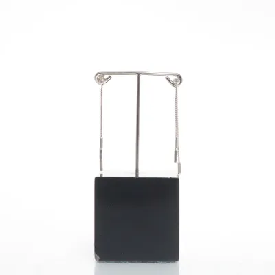 Earrings (Gray) Silver
