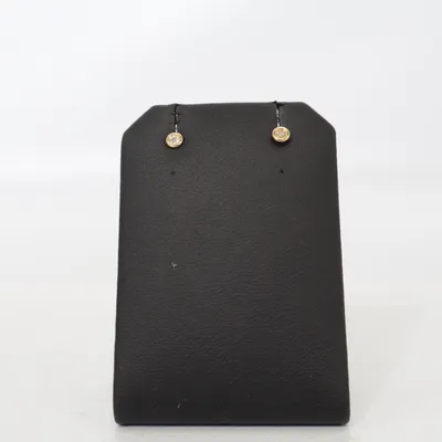 Earrings (Gold, Transparent) from Guldfynd Gold