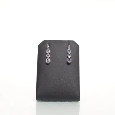 Oorbellen (Zilver, Blauw) Zilver