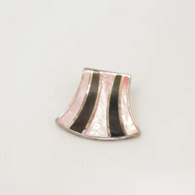 Anhänger (Schwarz, Pink, Silber) Silber