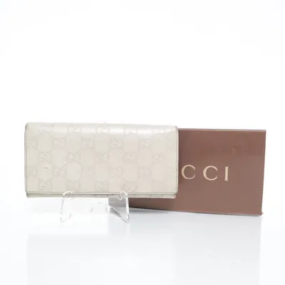 Portemonnee (GG Pierce Contenetal Wallet) van Gucci Leer