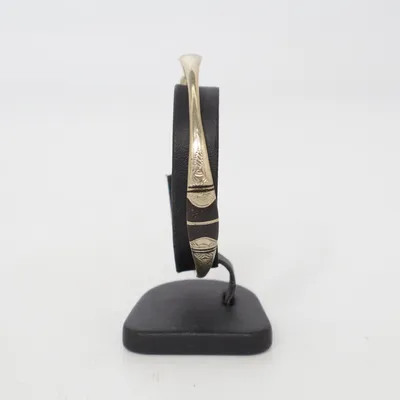 Bangle (Zilver, Zwart) Onbekend materiaal