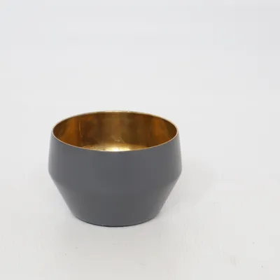 Waxinelichthouder (Zwart, Goud) van Skultuna