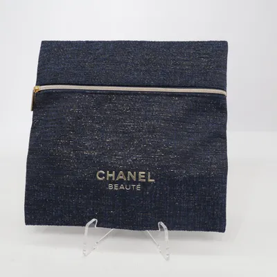 Necessär (Blå) från Chanel Beauté Metallfiber, Återvunnen polyester