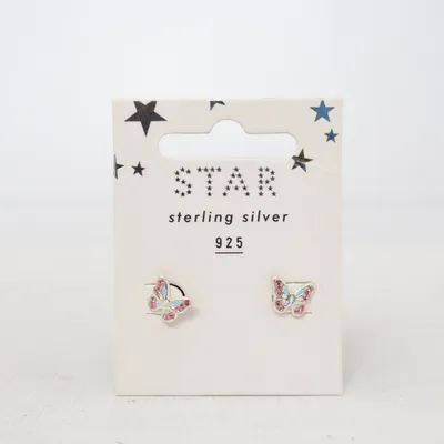 Boucles d'oreilles (Argent, Multicolore) de Star Argent