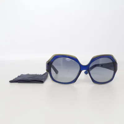 Zonnebril (Blauw) van Jil Sander