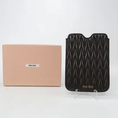 Tablet case (Black) from Miu Miu