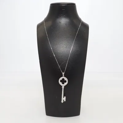 Collier (Argent) de Made with Swarovski Elements Argent