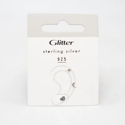 Örhängen (Silverfärgad) från Glitter Silver