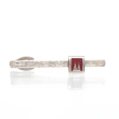 Dasspeld (Zilver, Rood) Zilver