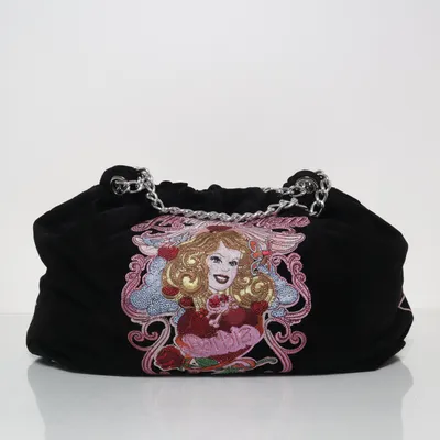 Handväska (Barbie ) från Philipp Plein Skinn, Mocka