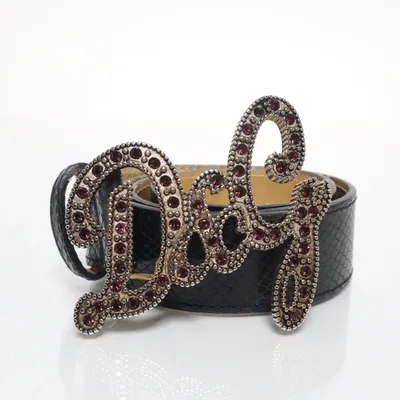 Bälte (Svart) från Dolce & Gabbana Skinn