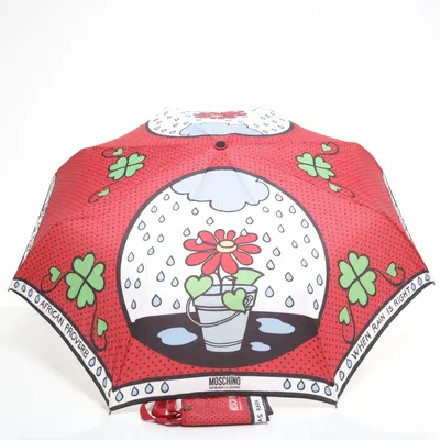 Paraplu (Rood, Meerkleurig) van Moschino Cheap and Chic