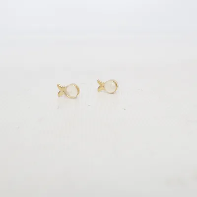 Poussette de boucle d'oreille (Or) Métal inconnu
