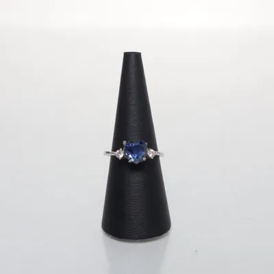 Ring (Blå, Sølv) Sølv