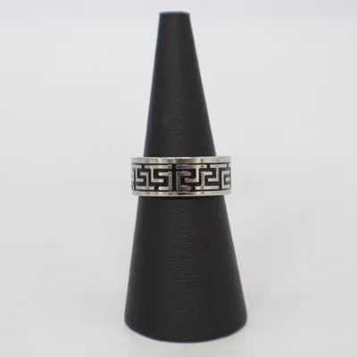 Bague (Argent, Noir) Métal inconnu