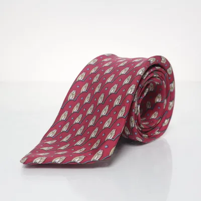 Slips (Lilla, Flerfarvet) fra Hermès Silke