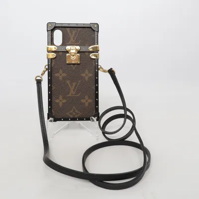 Mobilskal (Brun, Svart, Guldfärgad) från Louis Vuitton