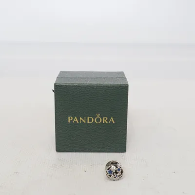 Bedel (Zilver, Blauw) van Pandora Zilver