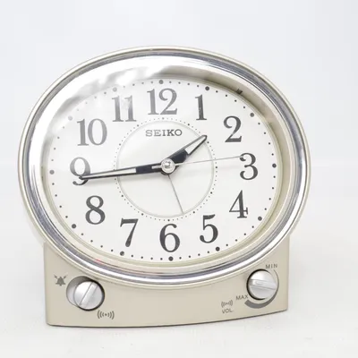 Tafelklok (Zilver) van Seiko
