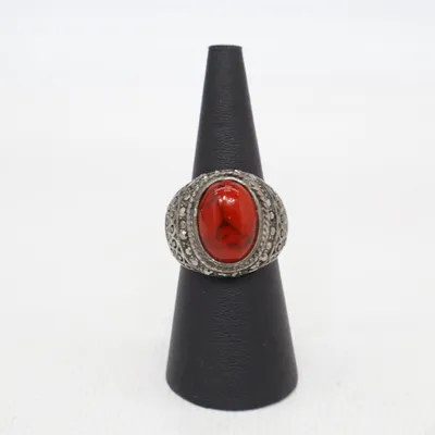 Ring (Rood, Zwart, Zilver) Verguld