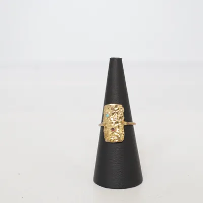 Ring (Guldfärgad, Flerfärgad) från Maanesten Silver, Okänd metall